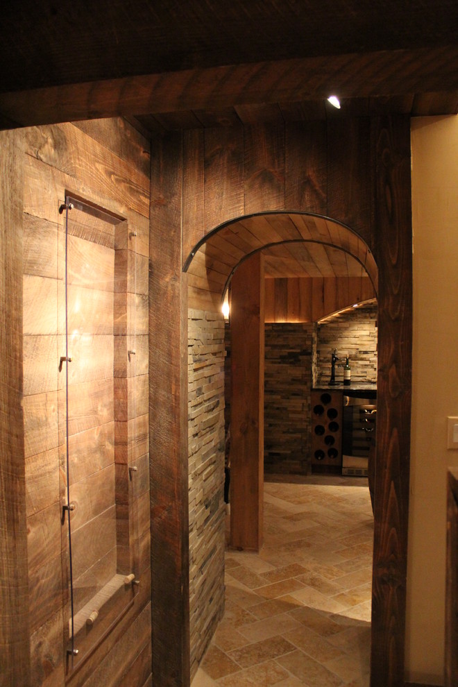 Transitional wine cellar photo in Boston