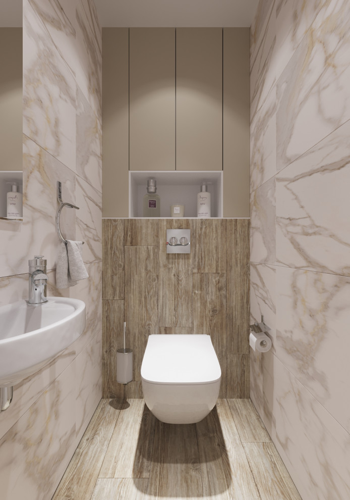 Квартира в оттенках синего для семейной пары