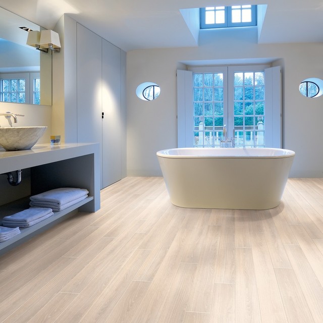 AquaStep Montana Oak Waterproof Flooring  Contemporary  Bathroom  Other  by LF Direct