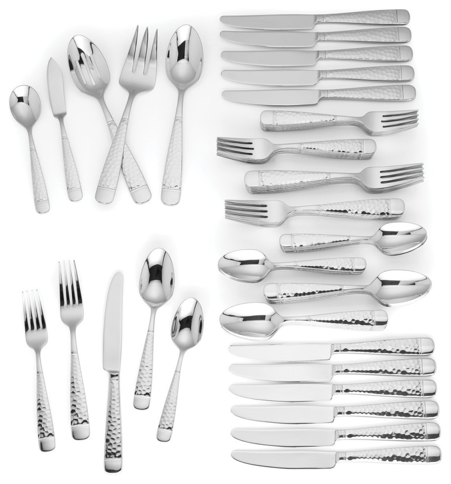 Lenox Eastwood 65Pc Flatware Set, Service for 12 Contemporary