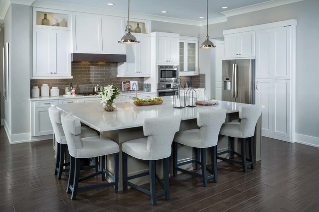 Transitional Kitchen nyklassisk-koek