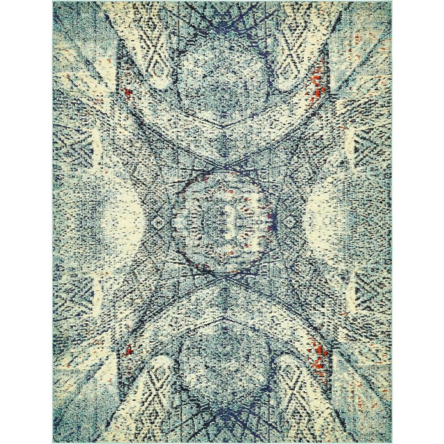 Unique Loom Munch Vita Rug, 8'x10' Contemporary Area Rugs by