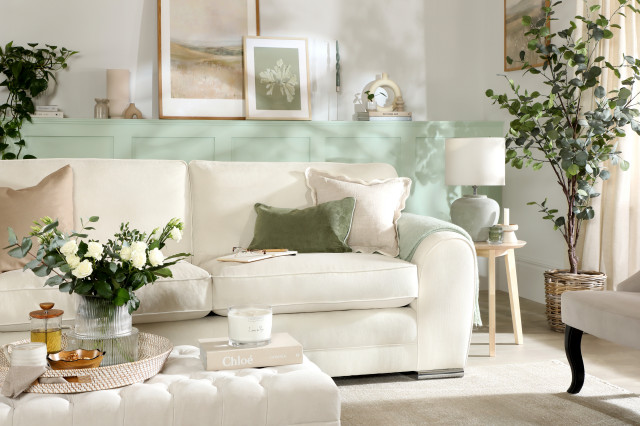 Sofas lantlig-vardagsrum