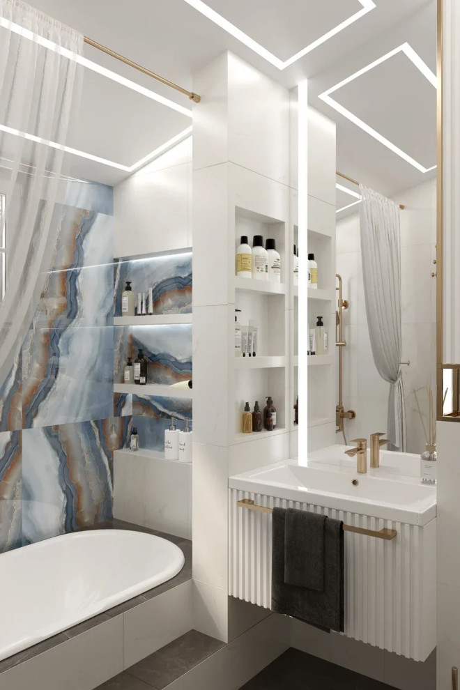 Частный дом, дизайн-проект неоклассика