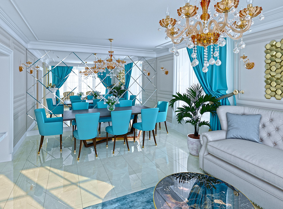 Дизайн интерьера в классическом стиле загородного дома