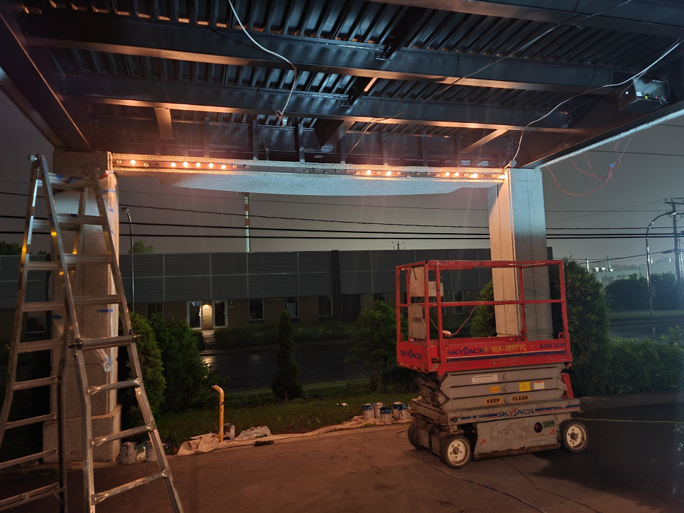 EXTERIOR PAINTING LE MONT BLANC HOTEL