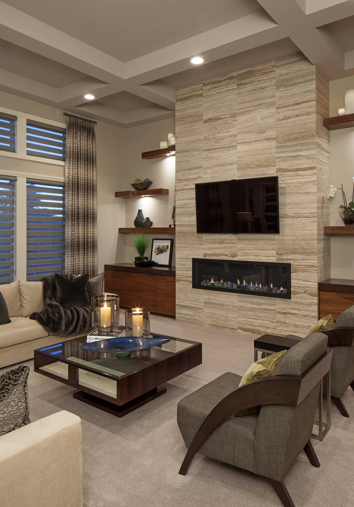 Houzz Ideas Living Room With Fireplace