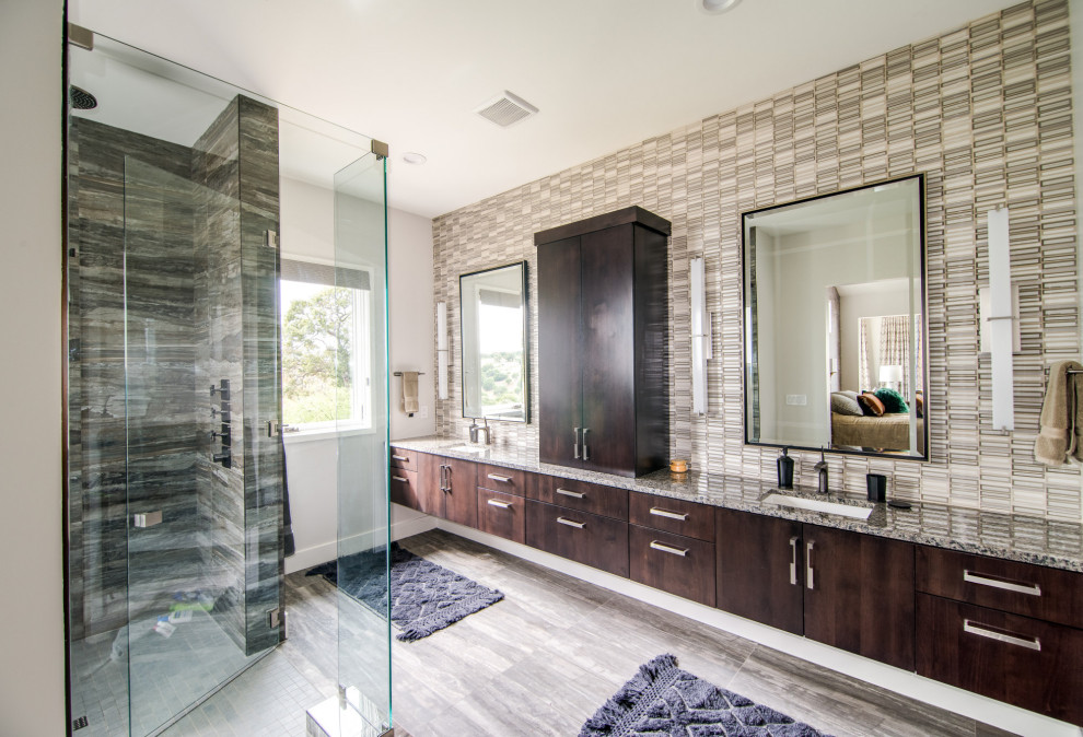 Inspiration for a contemporary bathroom in Austin.