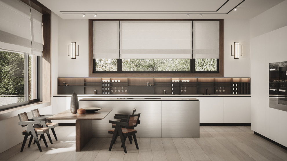 The Whale – Minimalist modern kitchen