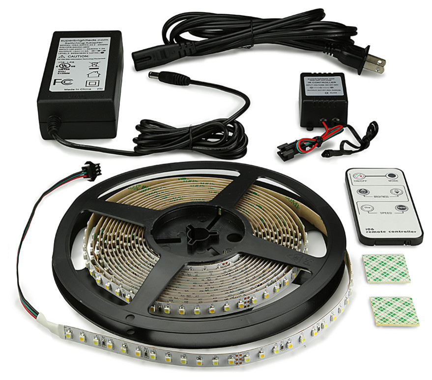 Variable Color Temperature Flexible Light Strip Kit with IR Remote