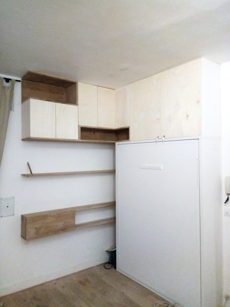 Rénovation studio 25m2 à Paris, travaux en cours.