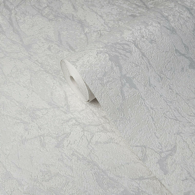 Embossed Ivory Off white faux plaster wallpaper, 27 Inc X 33 Ft Roll ...
