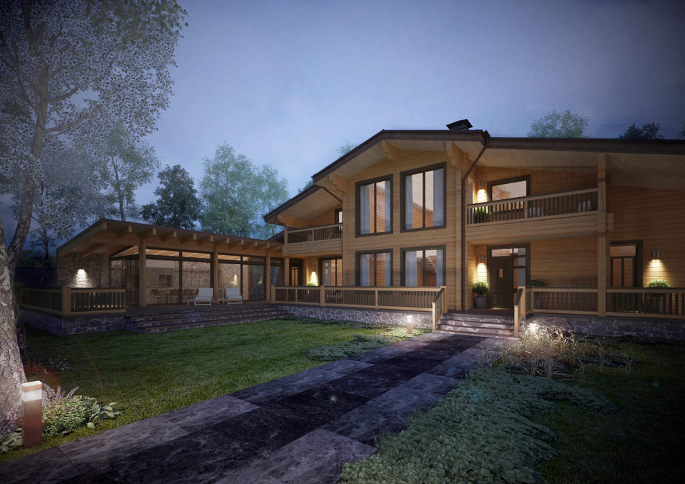 Деревянный дом премиум класса