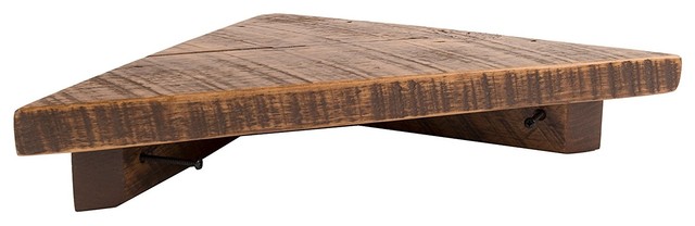 Joel S Antiques Rustic Floating Wood Corner Shelf Pine Rustic Display And Wall Shelves By Joel S Antiques And Reclaimed Decor Llc