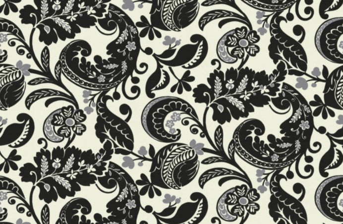 Alexandra Scroll Fabric by IMAN