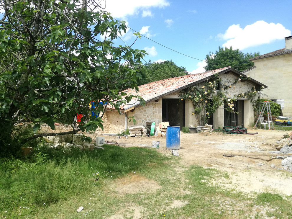 Rénovation d'une grange en deux gîtes ruraux (en cours)