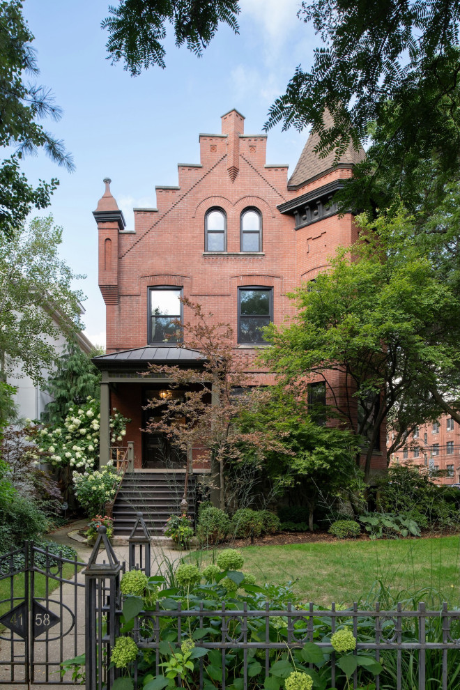 Transitional exterior home photo in Chicago
