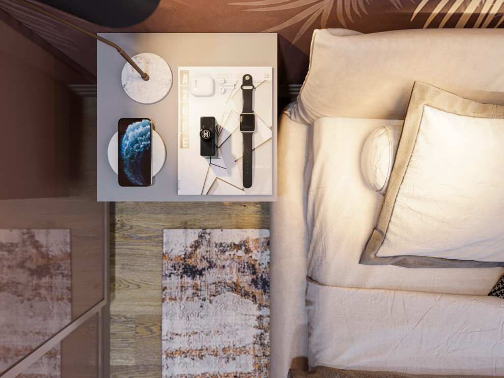 СОВРЕМЕННАЯ СПАЛЬНЯ В ГОРОДСКОЙ КВАРТИРЕ