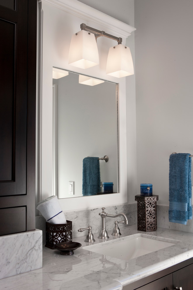 Design ideas for a traditional bathroom in Orange County.