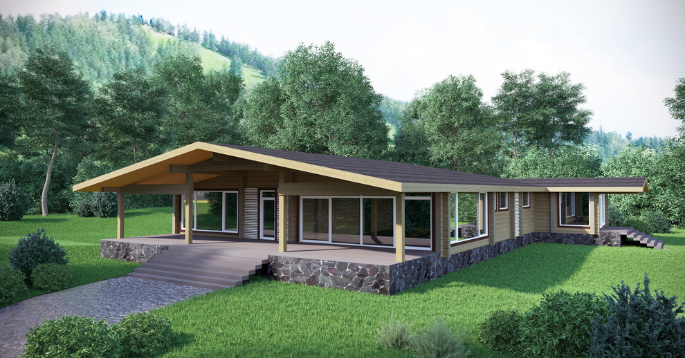 Колористическое решение фасада