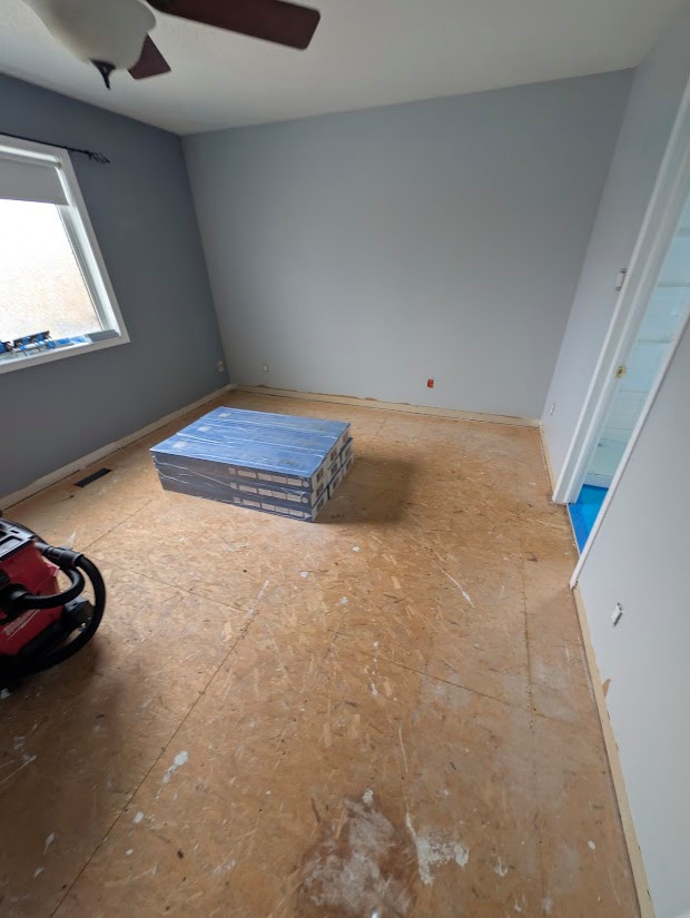 Bedroom Flooring Installation