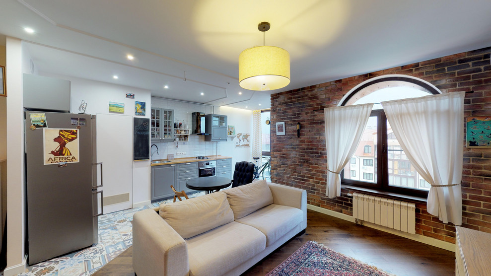 Квартира в стиле лофт 2