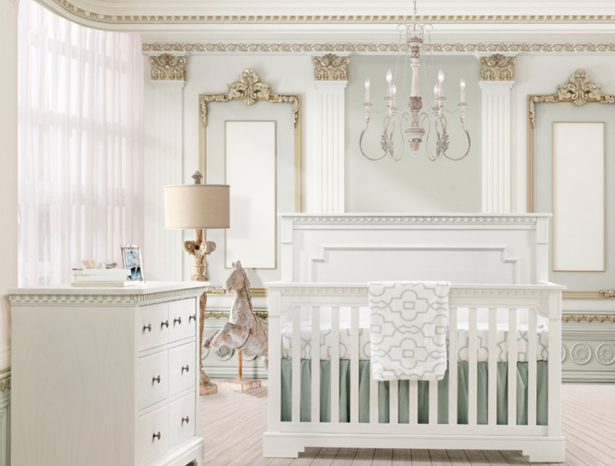 Inspiration for a timeless nursery remodel in Los Angeles
