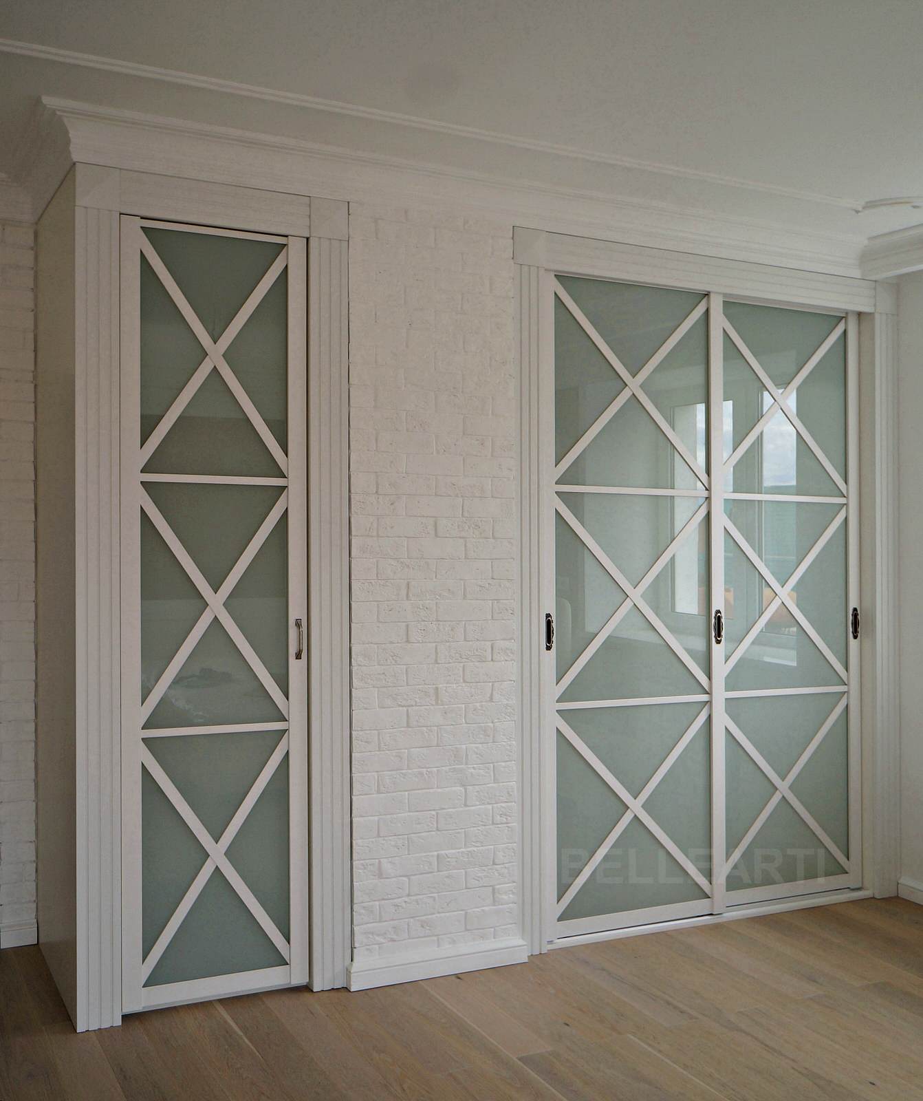 Шкаф купе  Bellearti с "крестами"