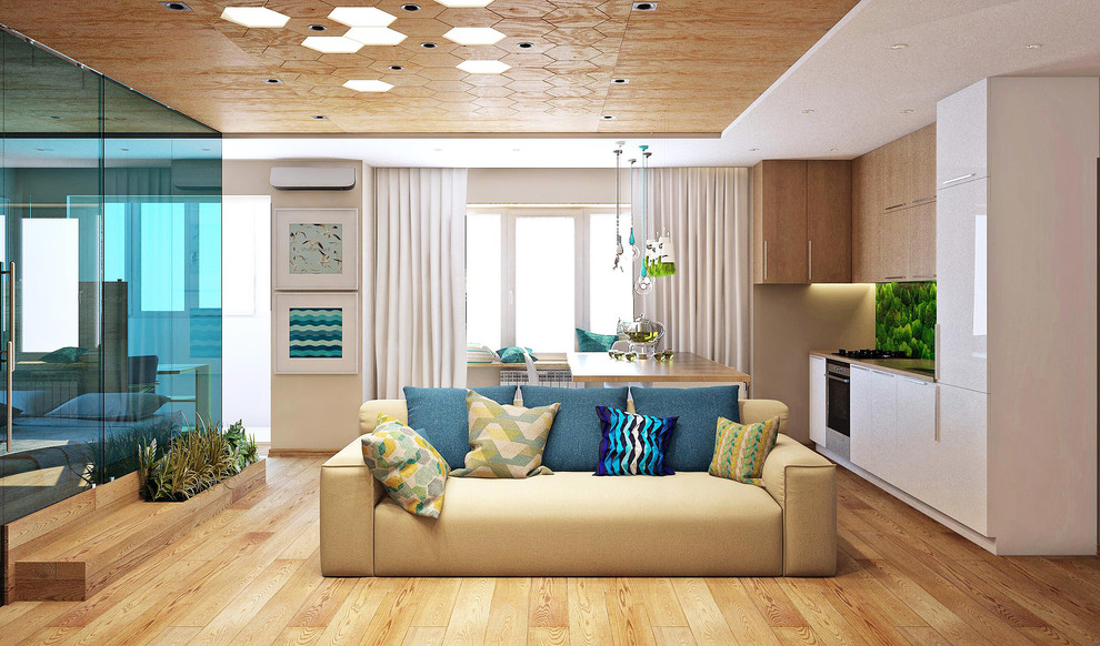 КВАРТИРА С ОТКРЫТЫМ ПРОСТРАНСТВОМ