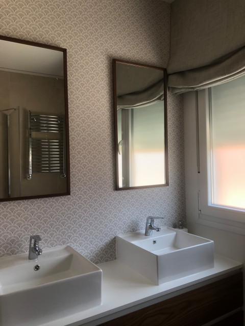 Chalet Cobe&ntilde;a Madrid coastal-bathroom