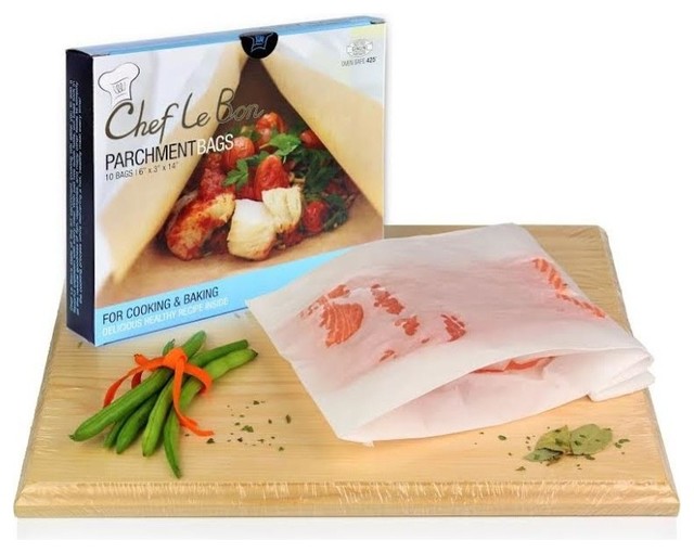 Genuine Vegetable Parchment Cooking and Baking Bags Contemporary