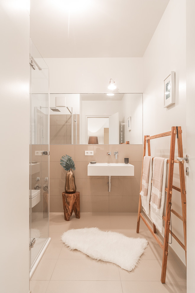 Nordisches Badezimmer in Berlin