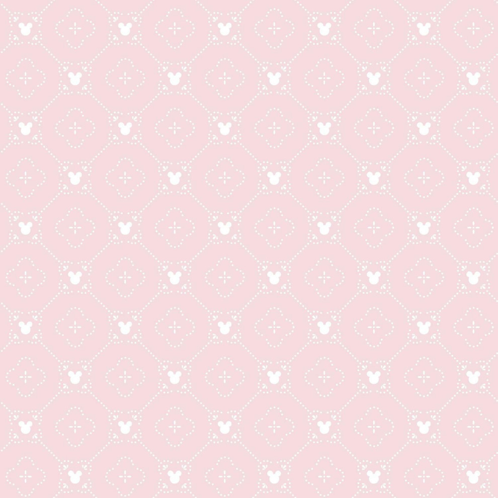 York Wallcoverings DI0979 Disney Mickey Mouse Argyle Wallpaper Pink -  Contemporary - Kids Wall Decor - by York Wallcoverings Inc | Houzz
