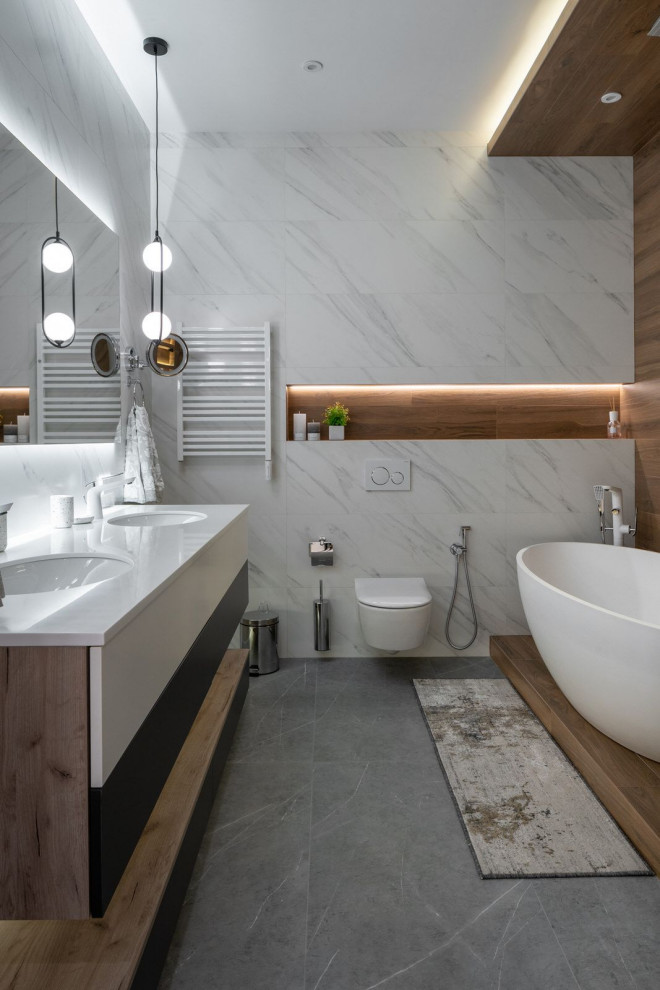 Дизайн интерьера ванной комнаты