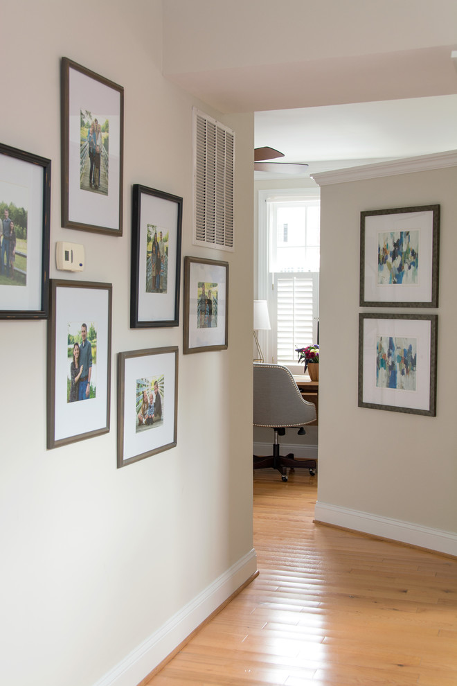 Inspiration for a transitional home design remodel in DC Metro