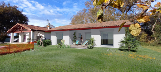 Extension d'une maison &agrave; Urcuit (64990) modern-haeuser