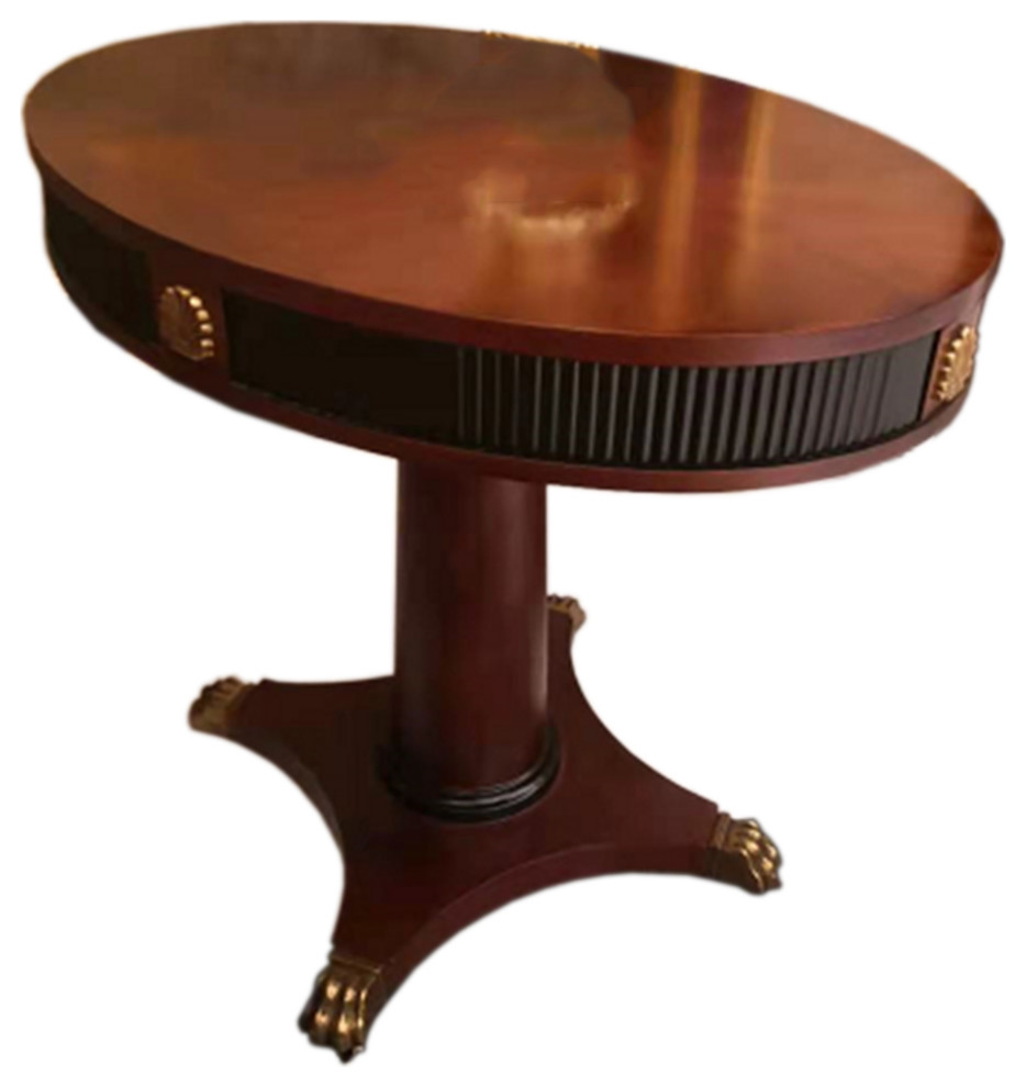 Infinity Oval End Table Traditional Side Tables And End Tables by Infinity Furniture Houzz