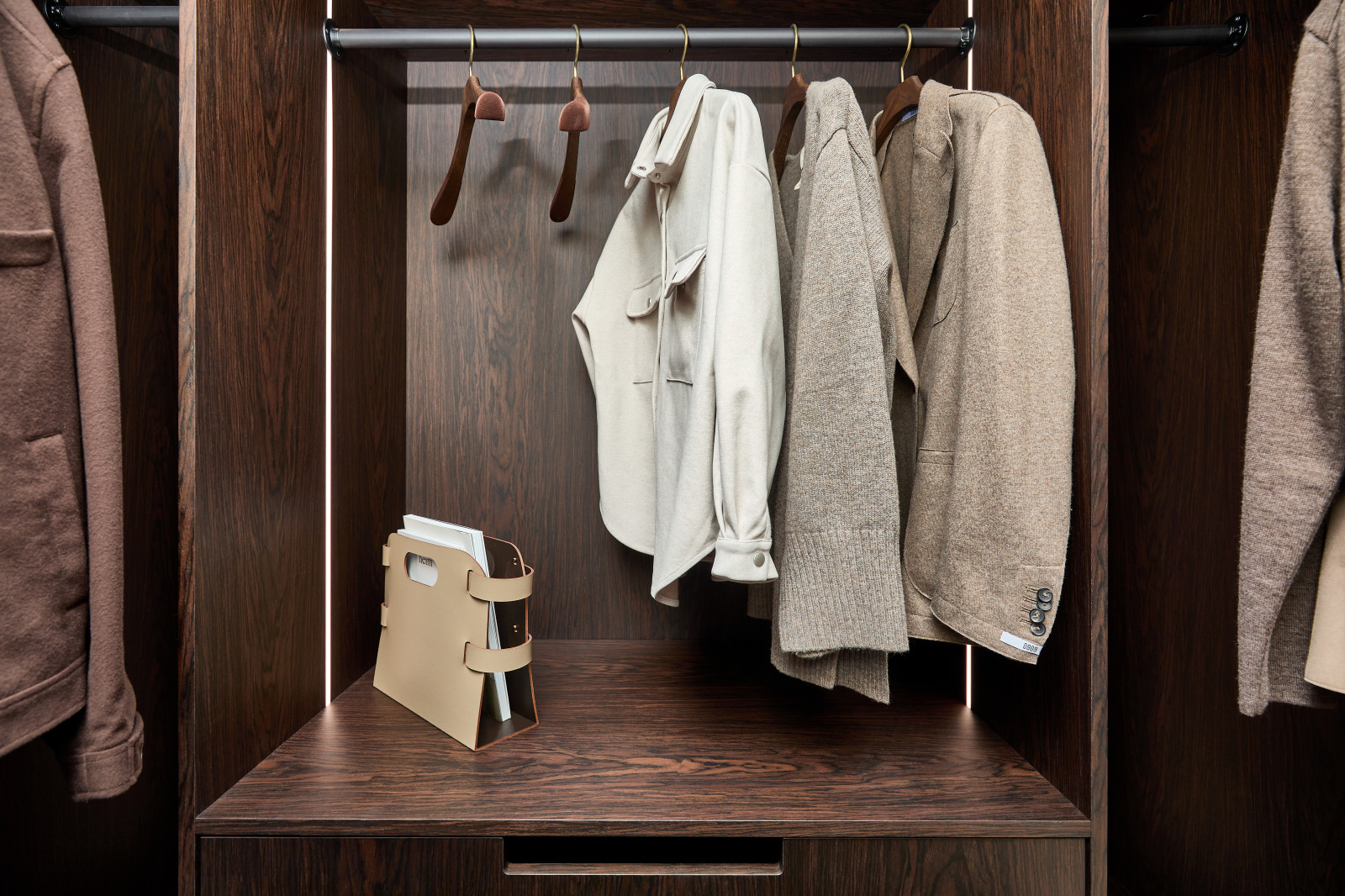 Индивидуальный проект мебели для гардеробной