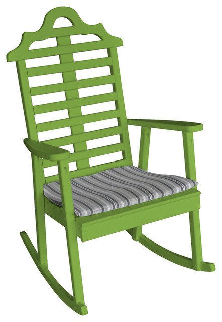 Painted Pine Outdoor Marlboro Rocking Chair Contemporary Chairs By Furniture Barn Usa Houzz - Lime Green Patio Chairs