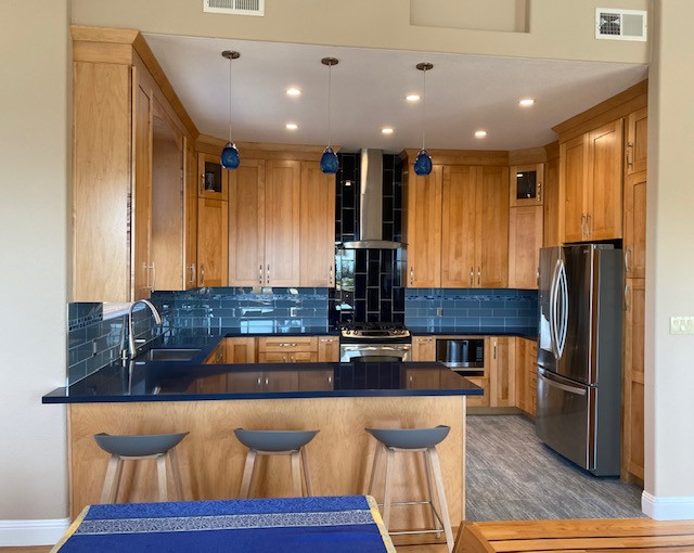 Oakland Hills Blue Kitchen