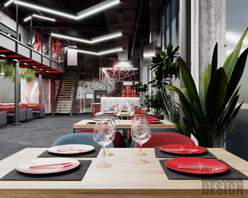 Дизайн ресторана в картинг-клубе