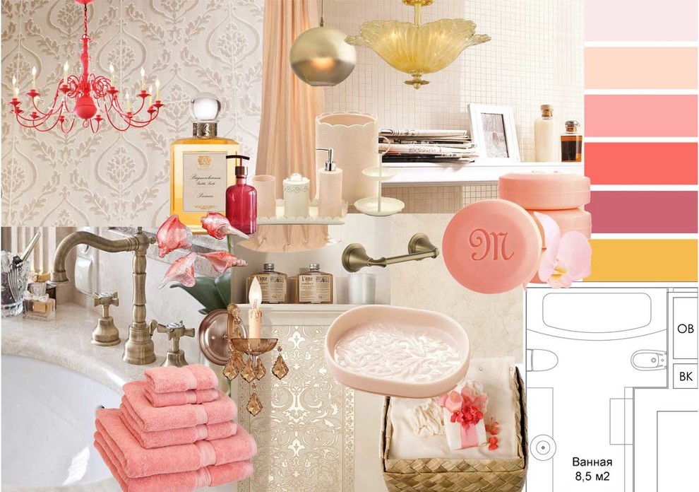 Квартира к классическом стиле нео-барокко