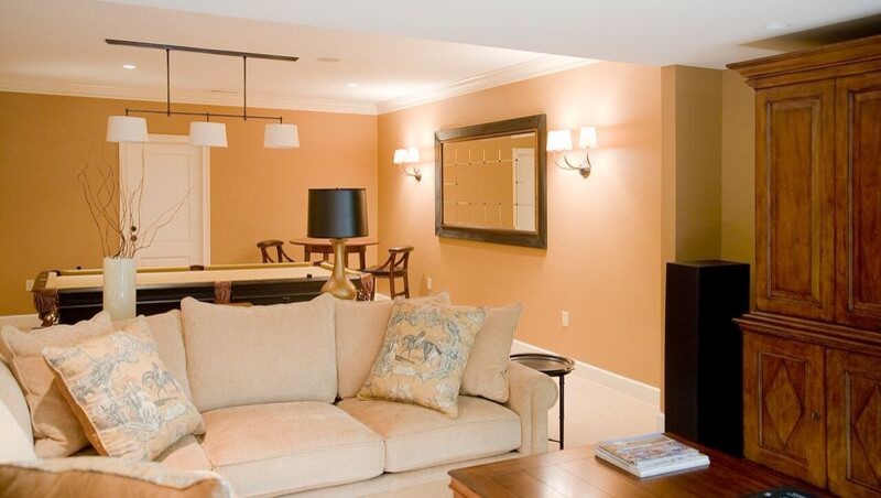Basement - transitional basement idea