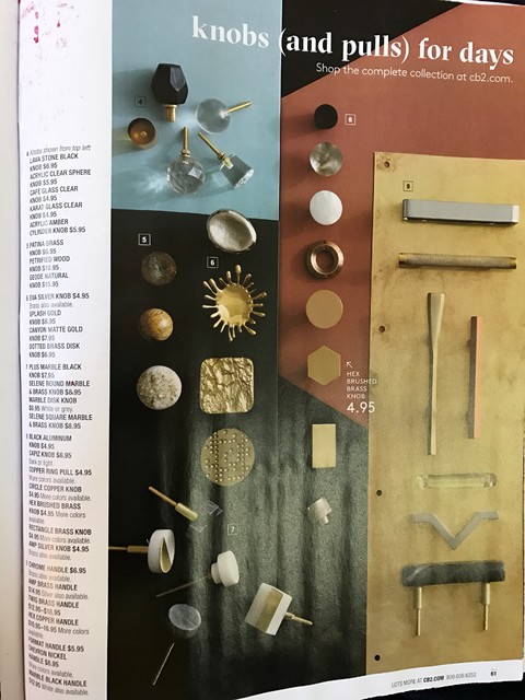 Knobs for kitchen 