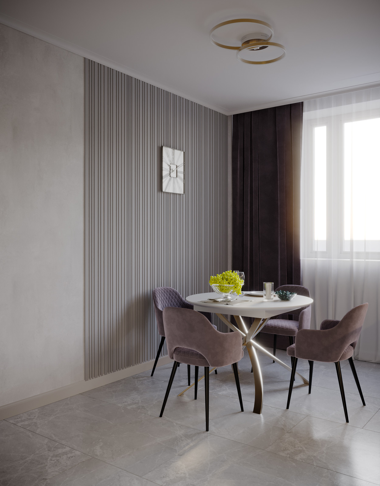 Квартира в классическом стиле для семьи с детками