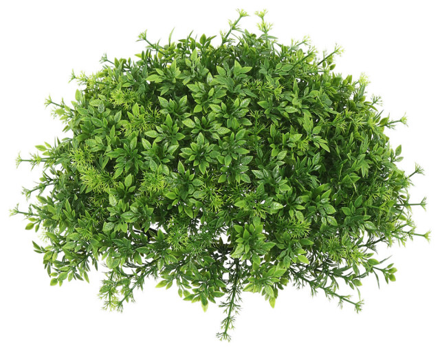 Vickerman Artificial Mixed Greenery Half Ball, 12" Contemporary