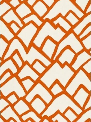 Zimba Fabric, Orange