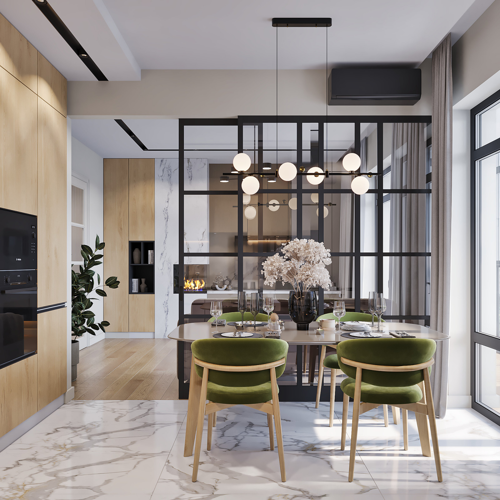 Дизайн проект квартиры, г. Ростов-на-Дону, 80 кв.м.