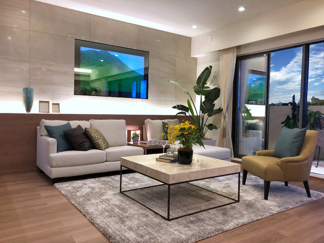 リビング modern-living-room