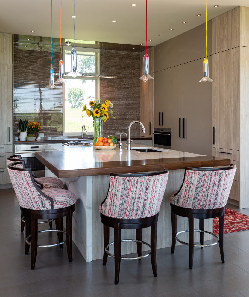 Range Contemporary Kitchen Kansas City by John Rufenacht